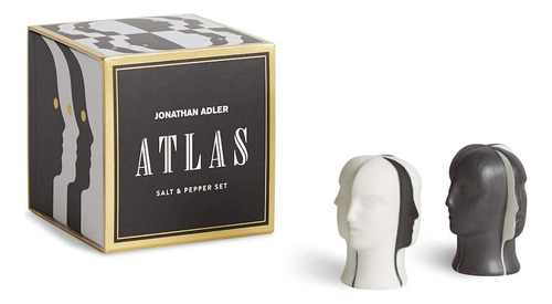 Jonathan Adler Atlas - Juego De Sal Y Pimienta, Talla Única,