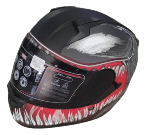 Casco Lexus Marvel D/vis Venon L  Para Motorizado