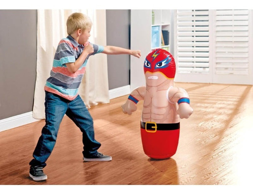 Muñeco Inflable Punching Bag Boxeador 91 X 51cm Intex