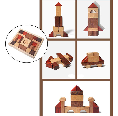 Bloques De Construcción Juguetes Educativos Reconocimiento