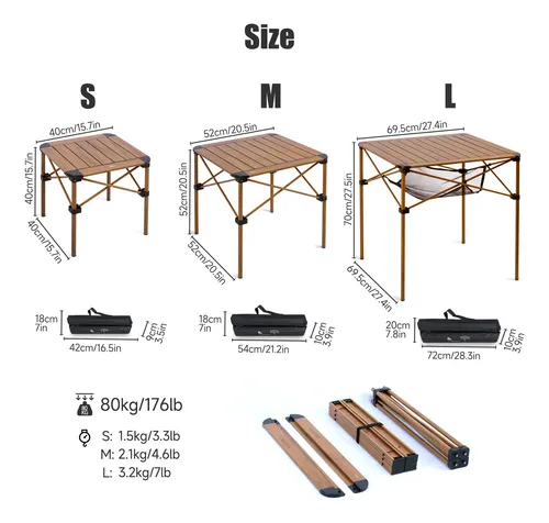 Mesa Plegable Ligera Y Estable Iclimb
