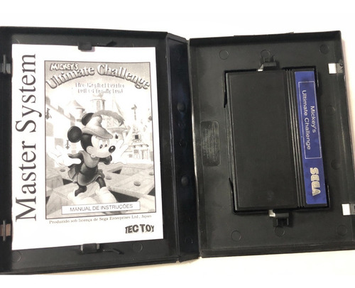 Master System : Mickey Ultimate Challenge Original Cx Repr G (Usado)