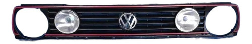 Parrilla Frontal Para Golf A2 Gti Con Faros Centrales Logo 