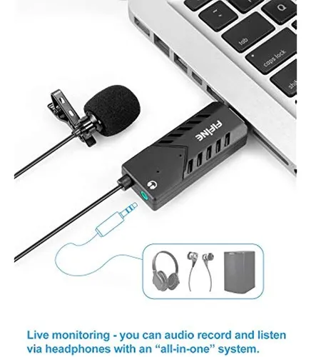 Lavalier Microfono De Solapa Fifine Usb Samsung Galaxy S3 Mi
