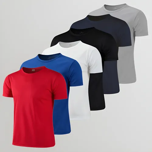 6 playeras hombre deportivas