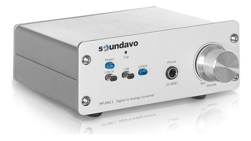 Convertidor Digital A Analógico Soundavo Hp-dac1 Usb S/pdif