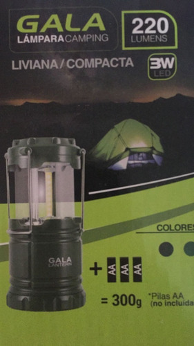 Lámpara Led Camping Compactable Doite