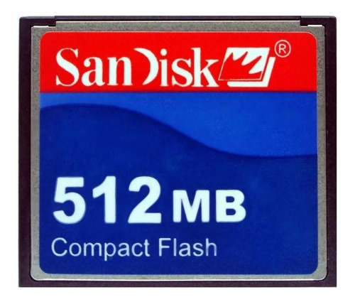 Cartão De Memória Compact Flash (cf) Sandisk 512mb