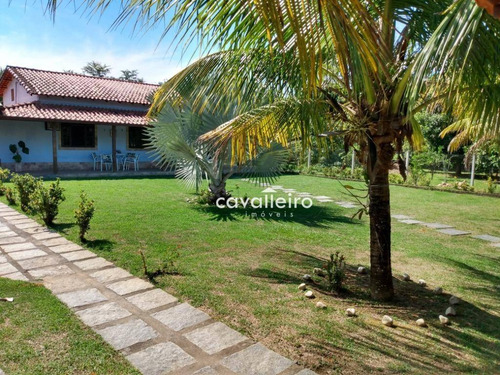 Chácara Com 4 Dormitórios À Venda, 2500 M² - Ubatiba - Maricá/rj - Ch0071