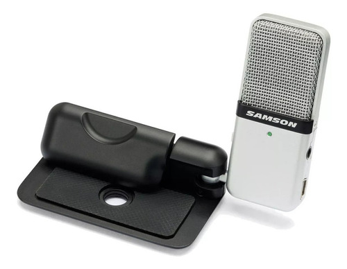 Micrófono Samson Go Mic condensador cardioide silver