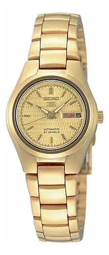 Reloj automático Seiko 5 Small Gold para mujer