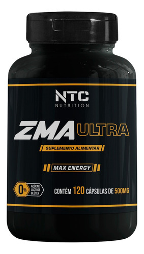 Suplemento Alimentar Zma Ultra Max Energy 120 Cápsulas 500mg