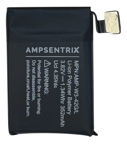 Bateria Ampsentrix Compatible Con Apple Watch Serie 3 / 42mm