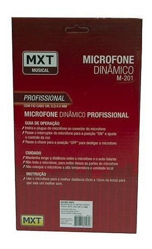 Imagem 7 de 9 de Microfone Barato Box Duplo Profissional + 2 Cabo 5metros Top
