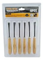 Comprar Juego De Cinceles Para Tallar Madera Gubia 6 Piezas Toolmak