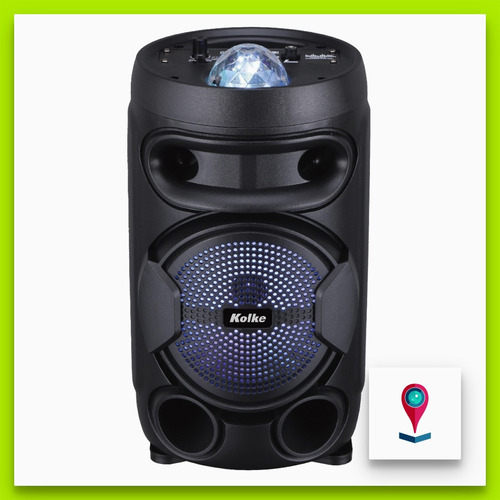 Imagen 2 de 4 de Kolke Kpb-521 Parlante Inalámbrico Disco De 6.5 Luces