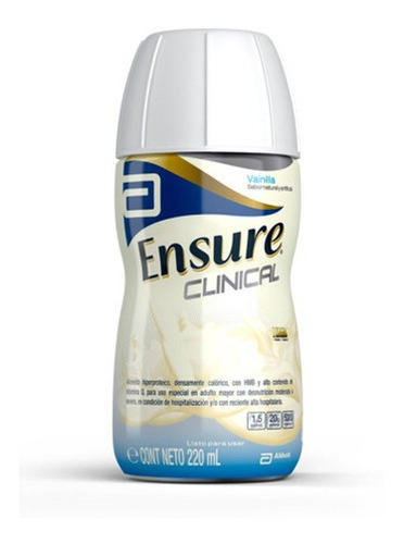 Suplemento Alimenticio Ensure Clinical Bebible Vainila 220ml