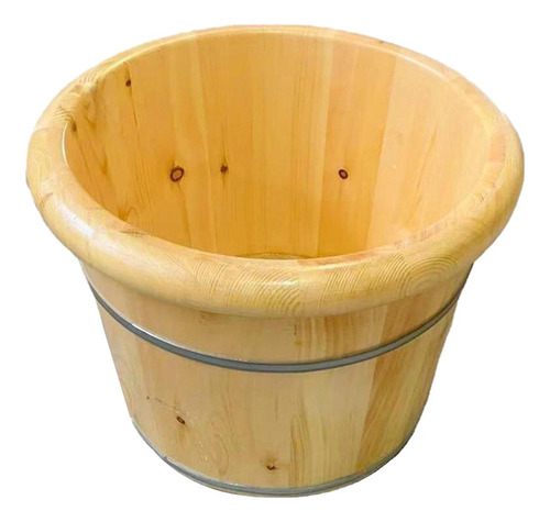 Bañera Para Pies De Madera Maciza, Cubo Para Lavar Los