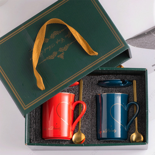 Taza De Café De Pareja De Calidad Conjunto De Regalo De Boda