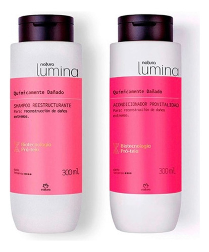 Kit Cabello Químicamente Dañado Lumina Natura