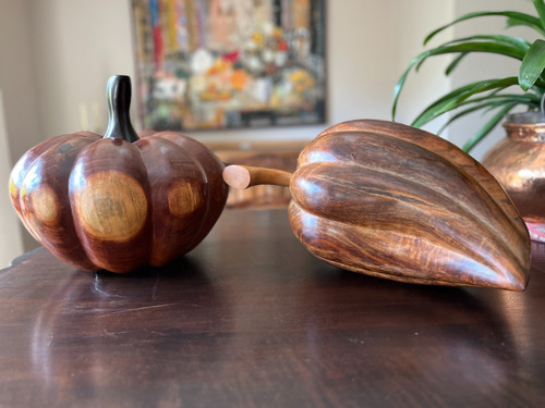 Frutas De Madera De Guadalupe (cacao Y Calabaza)