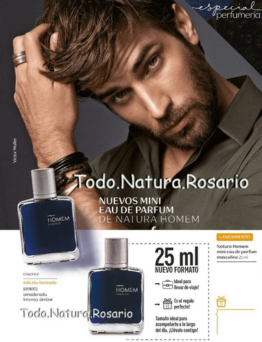 Perfume Homem Essence Masculino 25ml Todo Natura Rosario