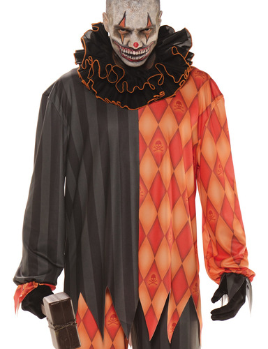 Disfraz De Payaso Malvado Talla Xxl Para Hombre Halloween 