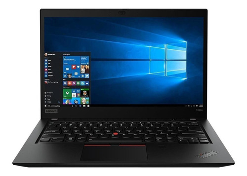 Portátil Lenovo ThinkPad T490S negra 14", Intel Core i5 8265U  8GB de RAM 256GB SSD, Intel UHD Graphics 620 1920x1080px Windows 10 Home