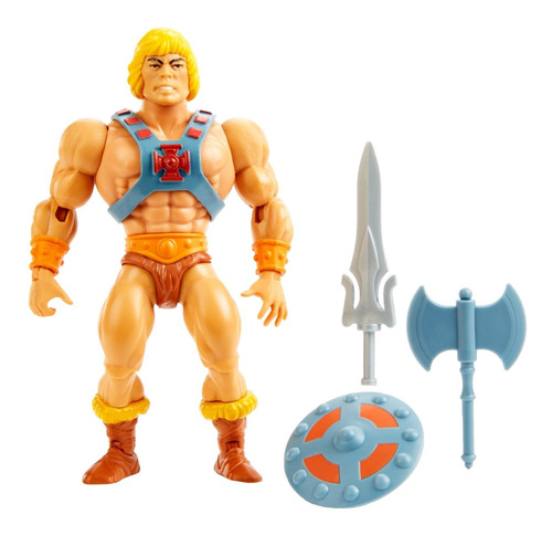 Imagen 7 de 7 de Masters Of The Universe Origins, He-man Cabeza Vintage