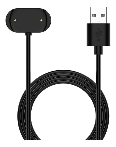 Cargador USB compatible con Xiaomi Amazfit Gts 3 A2035 Color Negro