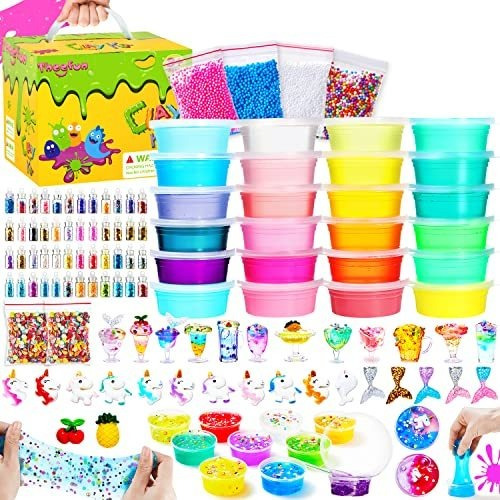 Slime Kit, Slime Kits Para Niñas, Theefun 108pcs Lky9t