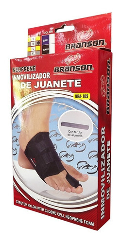 Inmovilizador De Juanete Con Ferula De Aluminio Doble Banda