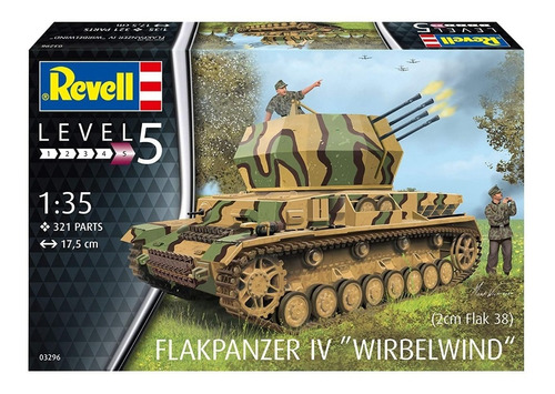 Maqueta Revell - Tanque Flakpanzer Iv Wirbelwind - 1:35