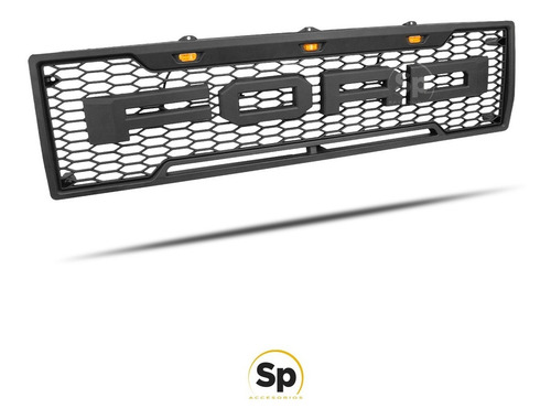 Parrilla Tipo Raptor Ford Lobo F150 1980-86 Con Led