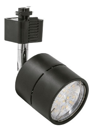 Lampara Techo Riel 50 W Negro Socket Gu10 Ysn-367l/n