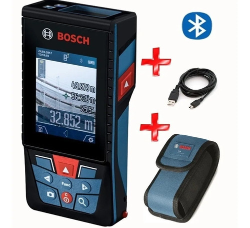 Medidor De Distancias A Laser Bosch Glm 120 C Con Cámara