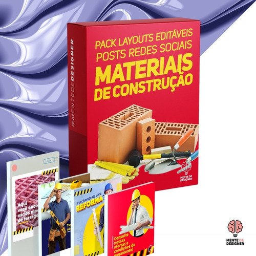 Pack - Posts Redes Sociais - Materiais De Construção