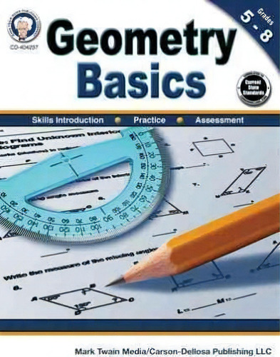 Geometry Basics, Grades 5 - 8, De Schyrlet Cameron. Editorial Mark Twain Media, Tapa Blanda En Inglés, 2016