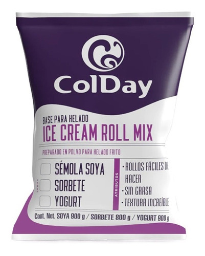 Base Para Helado Frito En Rollo - Yogurt - Colday