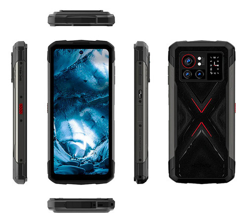 Hotwav Cyber X Pro 10200 mAh, resistente al agua, 12 GB de RAM, 256 GB, color negro