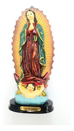 Imagen Virgen De Guadalupe 17cm - Santería San Juan Verde