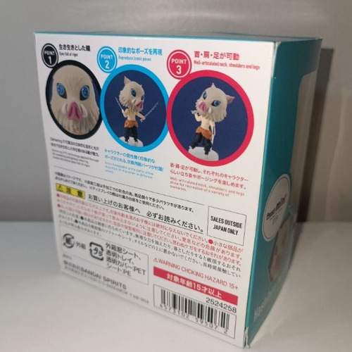 Imagen 4 de 7 de Inosuke Hashibira Figuarts Mini 019 Tamashii Nations