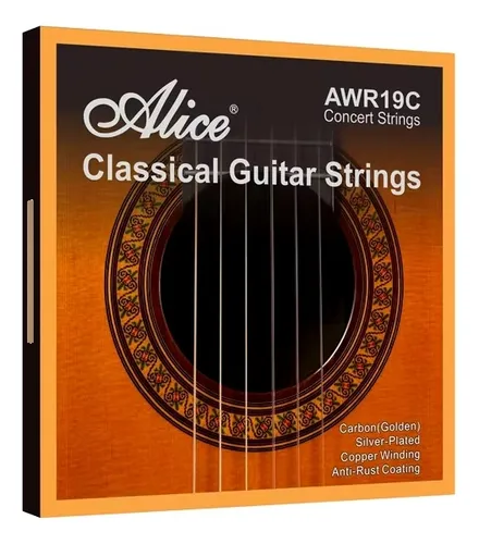comprar Cuerdas Para Guitarra Clásica Conciert Normal Alice Awr19c-n comprar Cuerdas Para Guitarra Clásica Conciert Normal Alice Awr19c-n