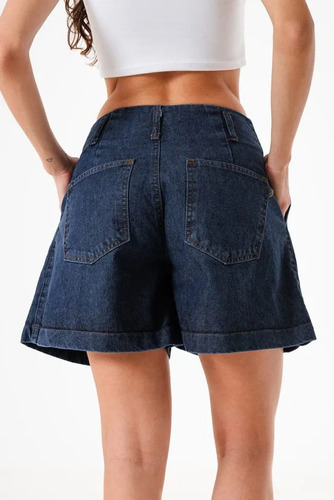 Short De Jean Tiro Medio Mujer Barrel