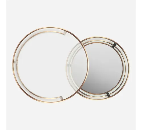 Mesa Centro Alders Metal Vidrio