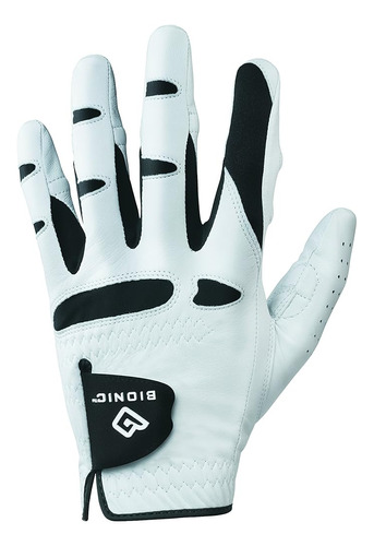 Guante De Golf Bionic Stablegrip Con Ajuste Natural - Blanco