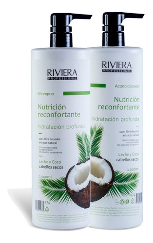 Pack - Shampoo Y Acondicionador Riviera Profesional Sin Sal