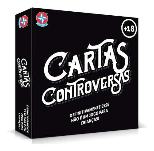 Brinquedo Jogo De Mesa Card Game Cartas Controversas Estrela