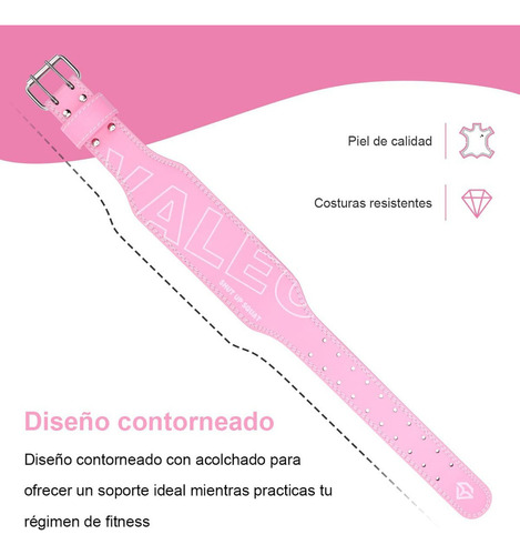 Para . Cinturón Para Pesas Acojinado Cinturon Mujergym Fajas