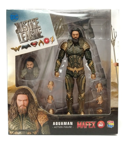 Mafex Dc Justice League Aquaman Figura Medicom Toy Usada